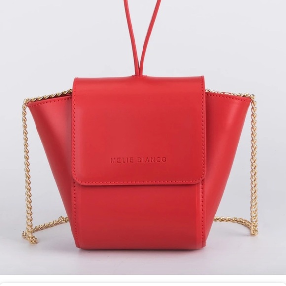 Melie Bianco's vegan leather Adele bag - Crossbody or wristlet - Red - NWOT - Picture 10 of 14